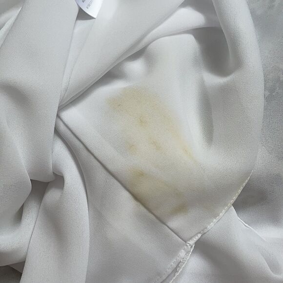 Vintage Milly NY Silk OTS Yellow Polka Dot Dress - Picture 11 of 12